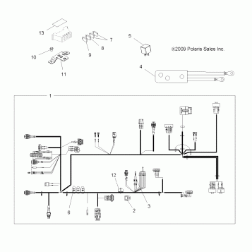 ELECTRICAL, HARNESSES - A10MH50AJ/AX/AZ (49ATVHARNESS10SP500)
