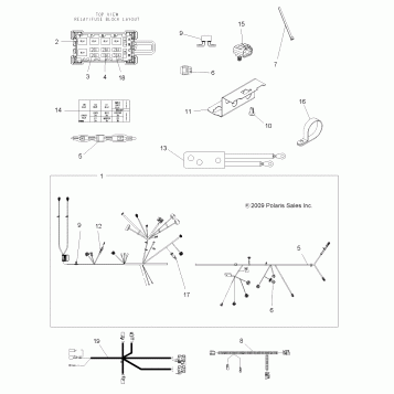 ELECTRICAL, HARNESS - A10ZX55AL/AT/AX (49ATVHARNESS10SPEPS550)