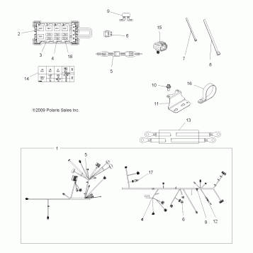 ELECTRICAL, HARNESS - A10DX55AL/AF (49ATVHARNESS10SPTRGEPS)
