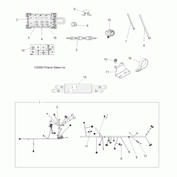 ELECTRICAL, HARNESS - A10DX85AL/AF (49ATVHARNESS10SPTRGEPS8)