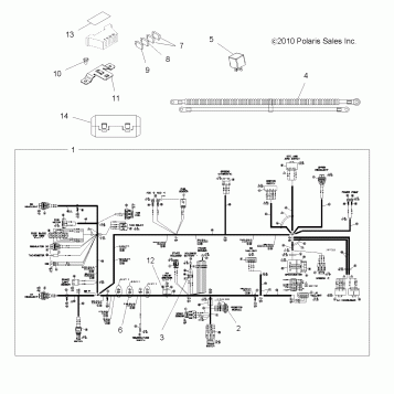 ELECTRICAL, HARNESSES - A11MH46AX/AZ (49ATVHARNESS11SP500)