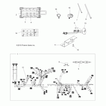ELECTRICAL, HARNESS - A11TN85AA (49ATVHARNESS11SP850X2)