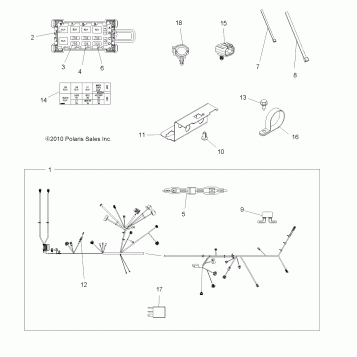 ELECTRICAL, HARNESS - A11DX55AF/AZ (49ATVHARNESS11SPTR550)