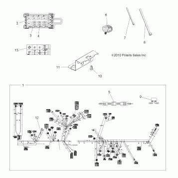 ELECTRICAL, HARNESS - A11ZN85AA/AQ/AZ (49ATVHARNESS11SPXP850)
