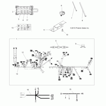 ELECTRICAL, HARNESS - A11ZX85AB/AK/AL/AO/AS/AT/AW/AX (49ATVHARNESS11SPXPEPS850)