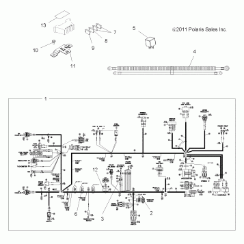 ELECTRICAL, HARNESSES - A12MB46FZ (49ATVHARNESS12SP400)