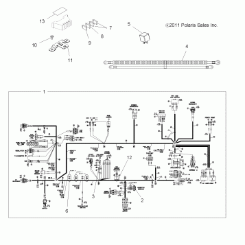 ELECTRICAL, HARNESSES - A12MH50AD/AO/AQ/AX/AZ (49ATVHARNESS12SP500)