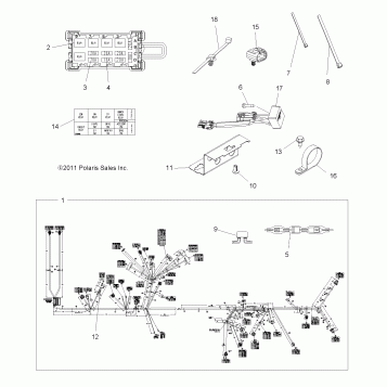 ELECTRICAL, HARNESS - A12TN55AA/AZ (49ATVHARNESS12SPX2550)