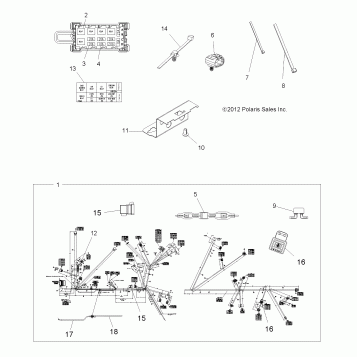 ELECTRICAL, HARNESS, NON-EPS - A13GH85AJ (49ATVHARNESS13850SCRAM)