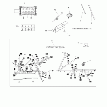 ELECTRICAL, HARNESS, EPS - A13GH8EAK (49ATVHARNESS13SCRAM850)