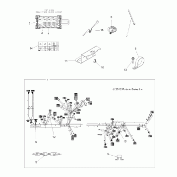 ELECTRICAL, HARNESS - A13ZN55AA/AQ/AZ (49ATVHARNESS13SP550)