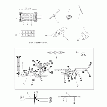 ELECTRICAL, HARNESS - A13ZN5EAD/K/L/T (49ATVHARNESS13SPEPS550)