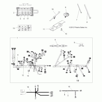 ELECTRICAL, HARNESS - A13ZN8EAD/K/L/T (49ATVHARNESS12SPXPEPS850)