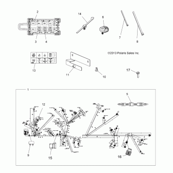 ELECTRICAL, HARNESS, NON-EPS - A14GH85AD (49ATVHARNESS14850SCRAM)