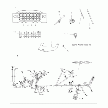ELECTRICAL, HARNESS - A14DN8EAH/EAQ/EAR (49ATVHARNESS14SPTRG850)