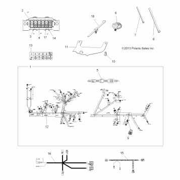 ELECTRICAL, HARNESS - A14ZN8EAB/C/I/M/P/S (49ATVHARNESS14SPXP850)