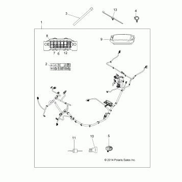 ELECTRICAL, WIRE HARNESS - A15DAA32AA/AJ (49ATVHARNESS15325)