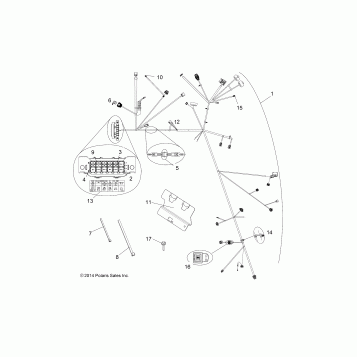 ELECTRICAL, HARNESS - A18SVA85B5 (49ATVHARNESS15SCRAM850)