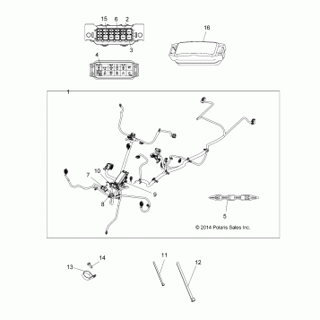 ELECTRICAL, MAIN WIRE HARNESS - A15SAA32EH (49ATVHARNESS15SPETX)