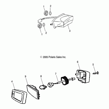 FRONTLIGHT/BRAKELIGHT - A06FA09CA/CB/CC (49ATVHEADLIGHT06SP90)