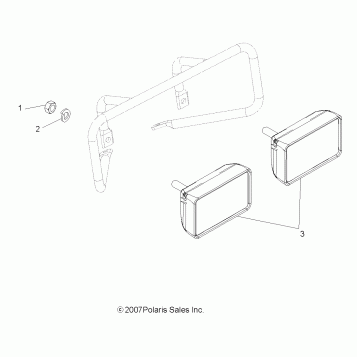 ELECTRICAL, HEADLIGHTS - A08BG50AA (49ATVHEADLIGHT08SCRAM)