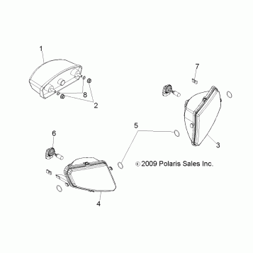 ELECTRICAL, HEADLIGHTS, TAILIGHTS and BULBS - A11EA32AA (49ATVHEADLIGHT10BOSS)