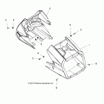 BODY, HEADLIGHT POD - A16SXE95AG/AR/D95A9