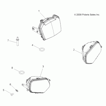 ELECTRICAL, HEADLIGHTS - A09ZN85/8X ALL OPTIONS (49ATVHEADLTASM09SPXP550)