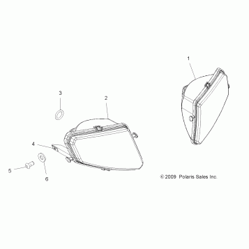 ELECTRICAL, HEADLIGHTS - A11LB27AA (49ATVHEADLTASM10HAWK)