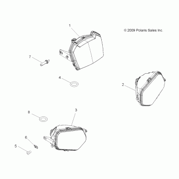 ELECTRICAL, HEADLIGHTS - A14ZN8EAB/C/I/M/P/S (49ATVHEADLTASM10SPXP550)