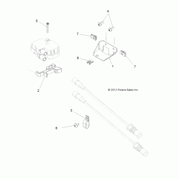 ELECTRICAL, IGNITION COIL MOUNTING - A13GH85AJ/EAK (49ATVIGNITION13850SCRAM)
