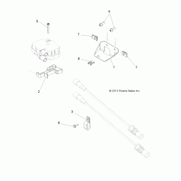 ELECTRICAL, IGNITION COIL MOUNTING - A19SVA85BG (49ATVIGNITION14850SCRAM)