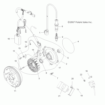 ELECTRICAL, IGNITION SYSTEM - A08CL50AA (49ATVMAGNETO086X6)