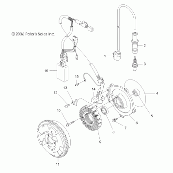 ENGINE, MAGNETO - A07BG50AA/FA (49ATVMAGNETOSCRAM)