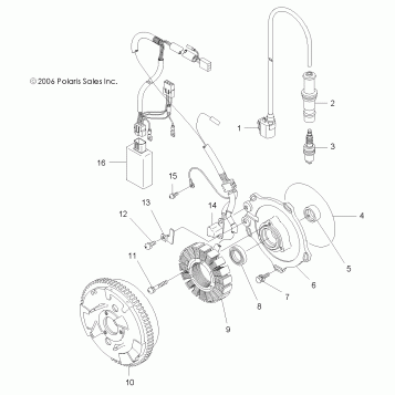 ENGINE, MAGNETO - A07MH46AA/AZ (49ATVMAGNETOSP450)