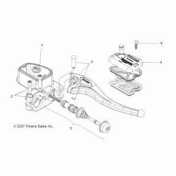 BRAKES, RIGHT HAND MASTER CYLINDER - A08CL50AA (49ATVMCRH086X6)