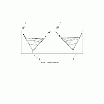 BODY, SIDE NETS - A18DAA50B7 (49ATVNETS14325)