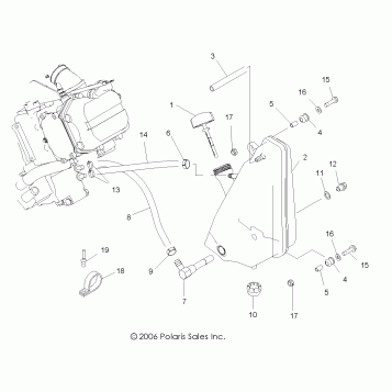 ENGINE, OIL SYSTEM and OIL TANK - A08BG50AA (49ATVOILSCRAM)