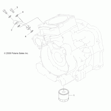 ENGINE, OIL FILTER - A10DX55AL/AF (49ATVOILFILTER09SPXP550)