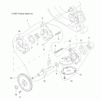 ENGINE, OIL SYSTEM and OIL PUMP - A08BG50AA (49OILPUMP08SCRAM)