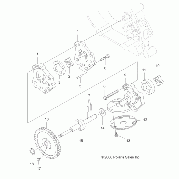 ENGINE, OIL PUMP - A11MH46AX/AZ (49ATVOILPUMP09SP500)