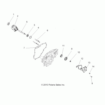 ENGINE, OIL PUMP and WATER PUMP - A13MH76AD/AX/AZ (49ATVOILPUMP116X6)