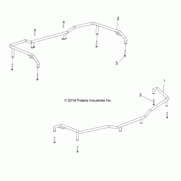 BODY, FRONT AND REAR RACK EXTENDERS - A20SHD57A9 (49ATVRACKEXTENDERS57570SP)