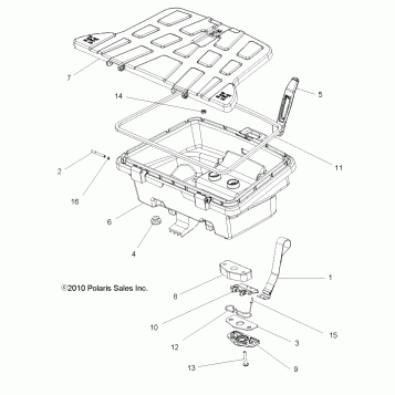 BODY, CARGO RACK - A11DX85AG (49ATVRACKMTGRR11SPTRG850)