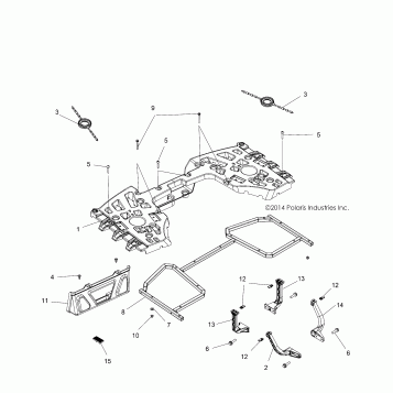 BODY, REAR RACK ASM. - A16SYE95AK/AP