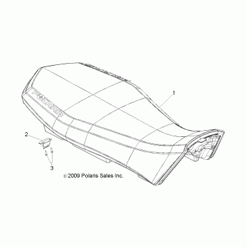 BODY, SEAT ASM. - A11EA32AA (49ATVSEAT10BOSS)