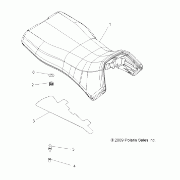 BODY, OPERATOR SEAT - A11DH50AX/AZ (49ATVSEAT10SP500TRG)