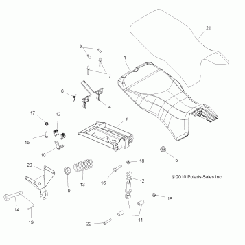 BODY, SEAT - A11MN50ET (49ATVSEAT11SP500TR)