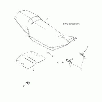 BODY, SEAT - A16SVE95AA/AM