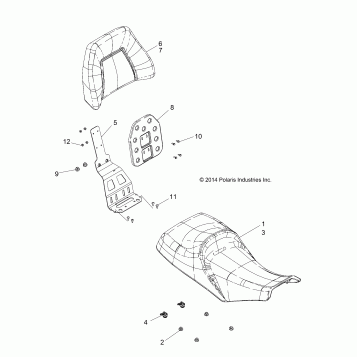 BODY, SEAT - A16SDA57A1/L2/E57A2